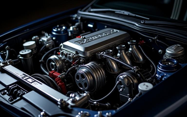 詳細に調整された高性能エンジンベイ